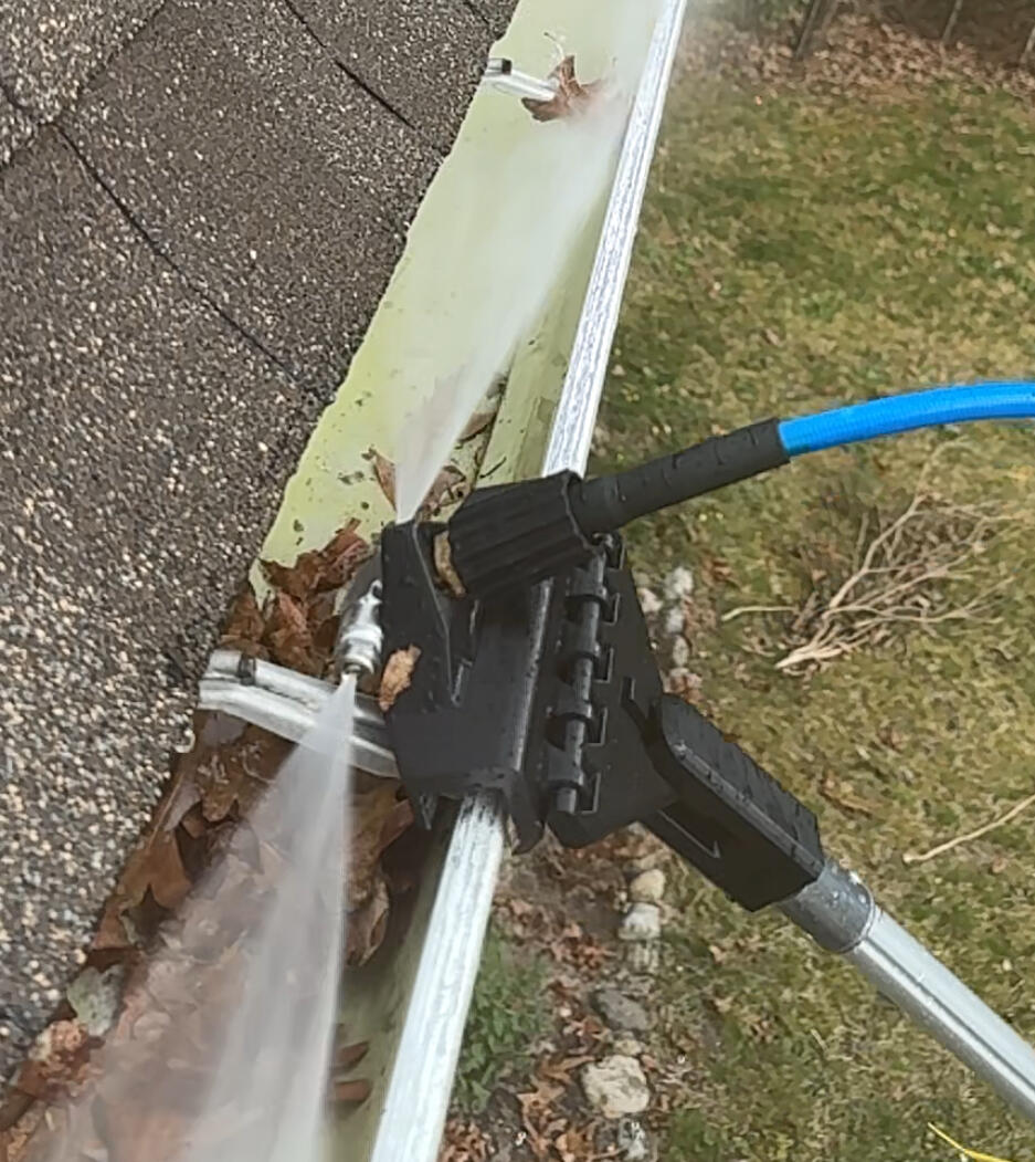 Gutter Slide Pro in action