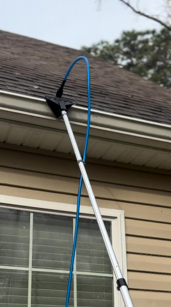 Gutter Slide Pro in use